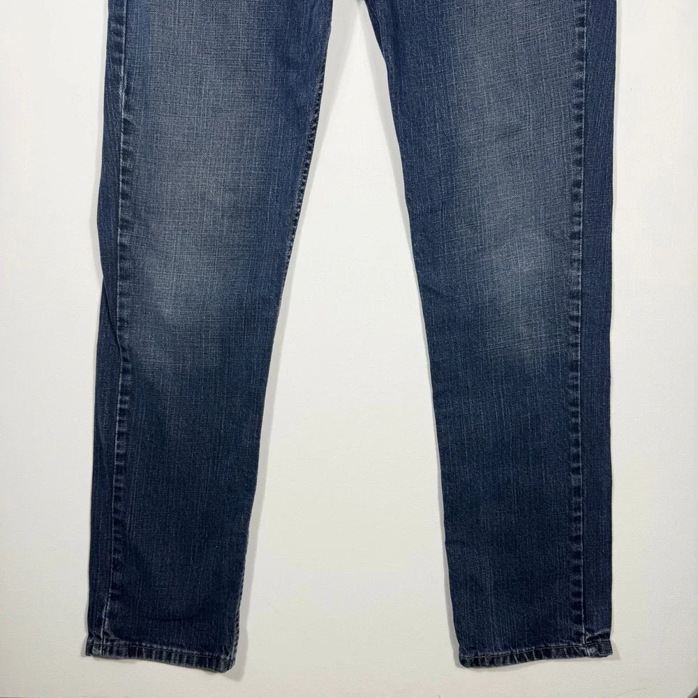 Levis 511 Slim Fit Jeans Mens 36x32 Blue Medium Wash Denim Pants 04511-1472